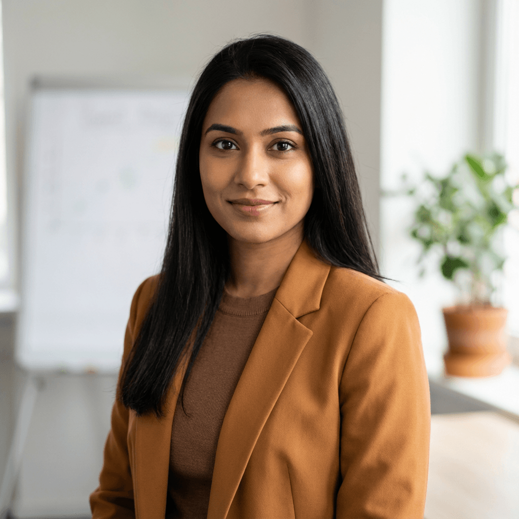 Priya Patel, office manager in downtown Toronto