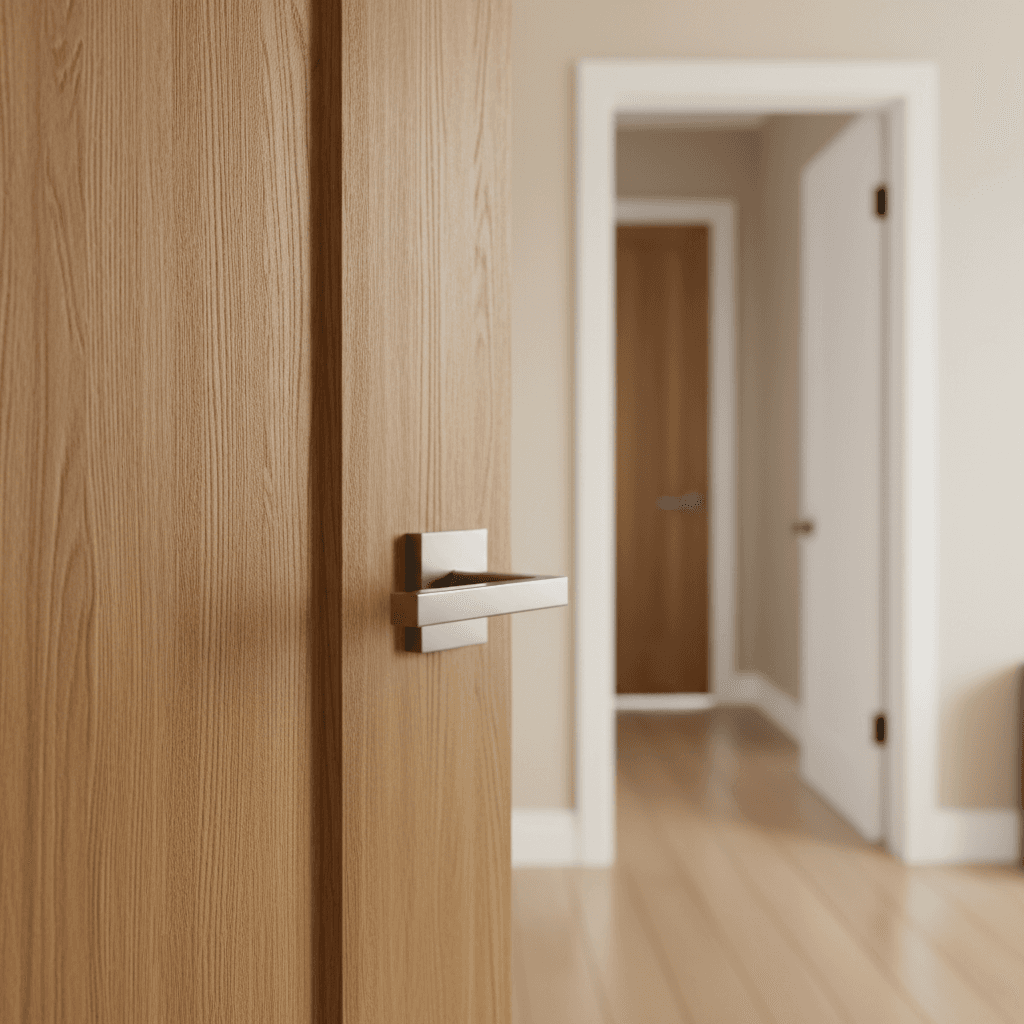 New interior door installation
